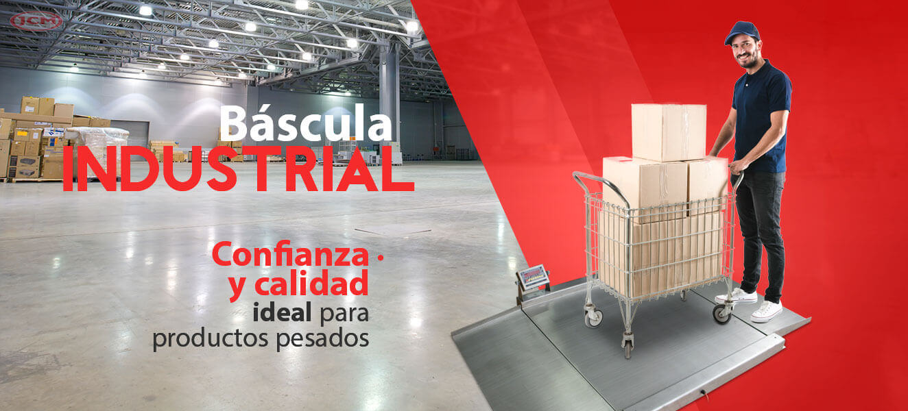 Bascula industrial JCM ideal para productos pesados